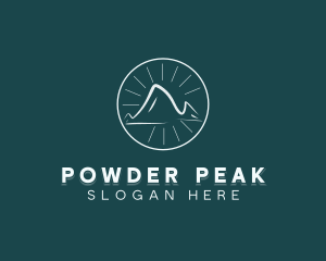 Mountain Peak Hiking  logo design