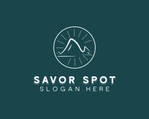 Mountain Peak Hiking  logo design