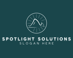 Mountain Peak Hiking  logo design