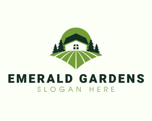 House Landscaping Realty logo design