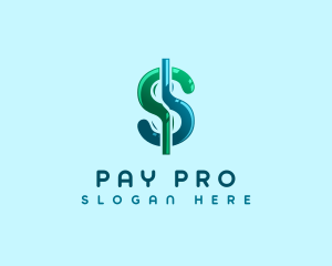 Salary - Dollar Money Currency logo design