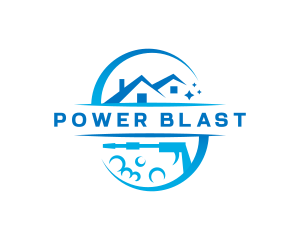 House Power Wash logo design