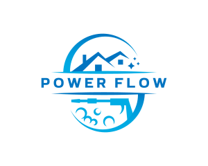 House Power Wash logo design