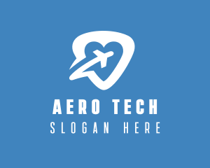 Travel Airplane Transportation logo design