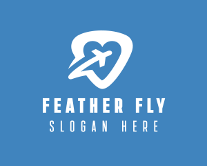 Travel Airplane Transportation logo design