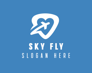 Travel Airplane Transportation logo design