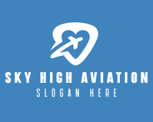 Travel Airplane Transportation logo design