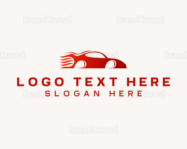 Fast Automotive Sports Car Logo