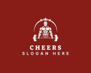 Weightlifting Fitness Gym Logo