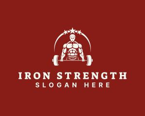 Weightlifting - Weightlifting Fitness Gym logo design