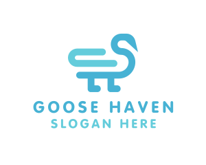 Goose - Duck Goose Bird logo design