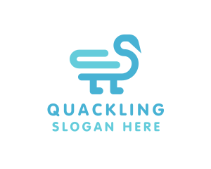 Duckling - Duck Goose Bird logo design