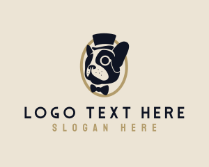 Hat - Bulldog Pet Breeder logo design