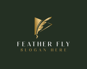 Feather Quill Journalism logo design