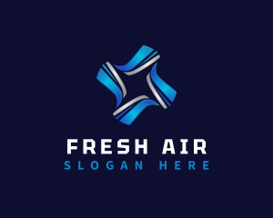 Cooling Exhaust Fan logo design