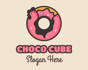 Confectionery - Chicken Donut Bakery logo design