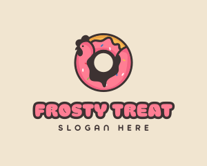 Chicken Donut Bakery logo design