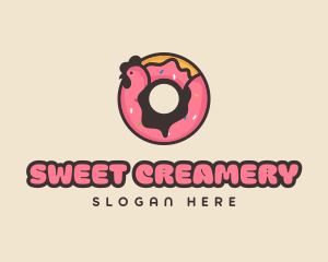 Chicken Donut Bakery logo design