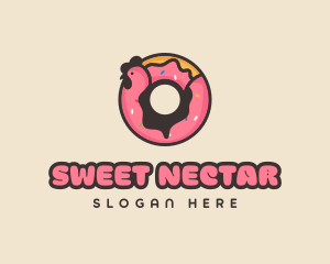 Chicken Donut Bakery logo design