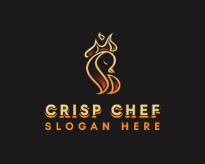 Hot Flame Chicken logo design