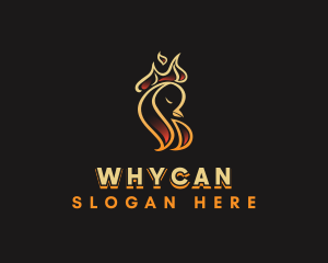 Spicy - Hot Flame Chicken logo design