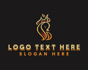 Hen - Hot Flame Chicken logo design