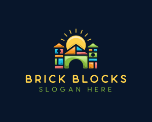 Blocks - Play Blocks House logo design