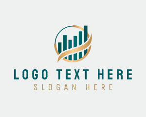 Selling - Economic Statistics Chart logo design