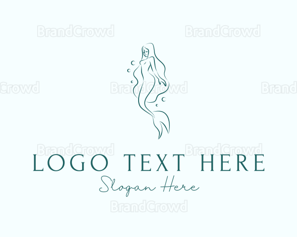 Mythical Mermaid Beauty Logo