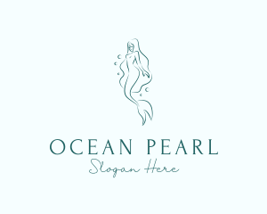 Mermaid - Mythical Mermaid Beauty logo design