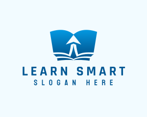 Educate - Arrow Book Learning logo design