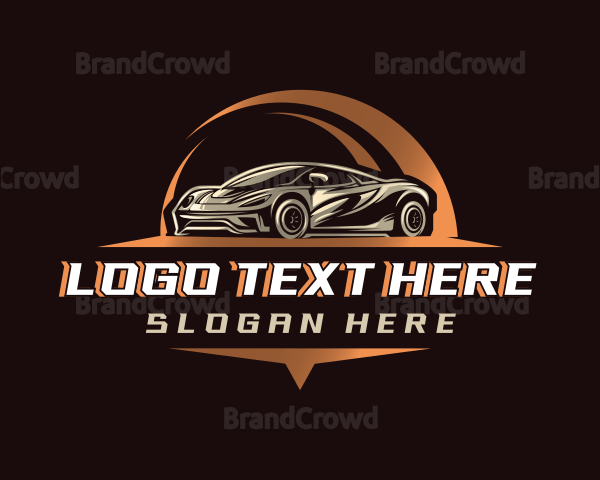 Sports Car Automotive Logo