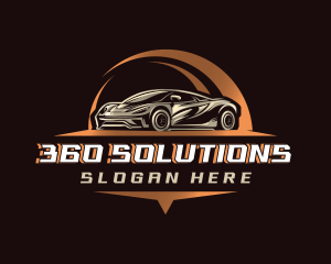 Sports Car Automotive logo design