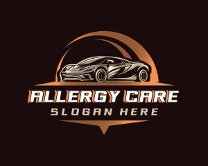 Sports Car Automotive logo design