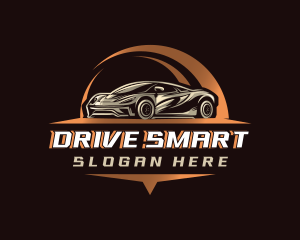 Sports Car Automotive logo design