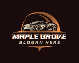 Sports Car Automotive logo design