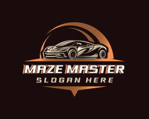 Sports Car Automotive logo design