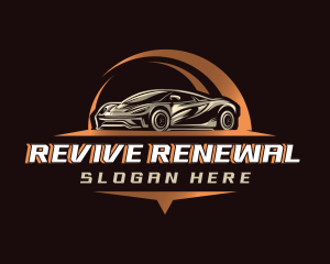 Restoration - Sports Car Automotive logo design