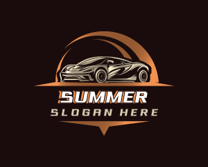 Sports Car Automotive logo design