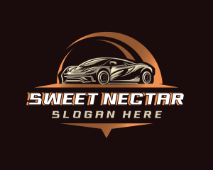 Sports Car Automotive logo design