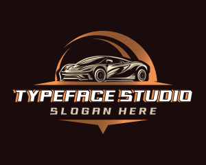 Sports Car Automotive logo design