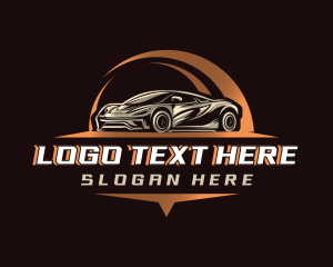 Emblem - Sports Car Automotive logo design