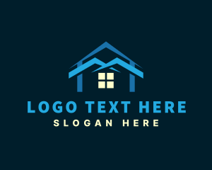 Maintenance - House Roofing Renovation logo design