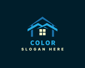 Renovation - House Roofing Renovation logo design