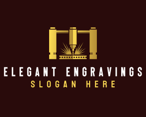 Mechanical Engraving Fabrication logo design