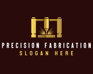 Fabrication - Mechanical Engraving Fabrication logo design