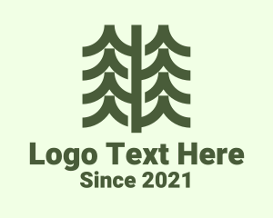 Pine Tree - Pine Forest Nature logo design