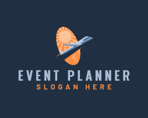 Airplane Flight Travel Logo