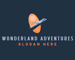 Airplane Flight Travel logo design