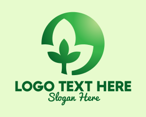 Green - Herbal Massage Yoga logo design